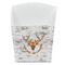 Floral Antler French Fry Favor Box - Front View