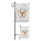 Floral Antler Garden Flag - PARENT/MAIN