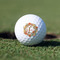 Floral Antler Golf Ball - Branded - Front Alt