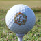 Floral Antler Golf Ball - Branded - Tee