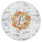 Floral Antler Icing Circle - XSmall - Single