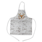 Floral Antler Kid's Apron - Medium (Personalized)