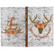 Floral Antler Large Hard Cover Journal - Apvl