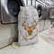 Floral Antler Large Laundry Bag - In Context