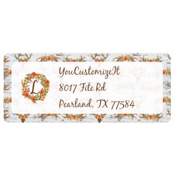 Floral Antler Return Address Labels (Personalized)