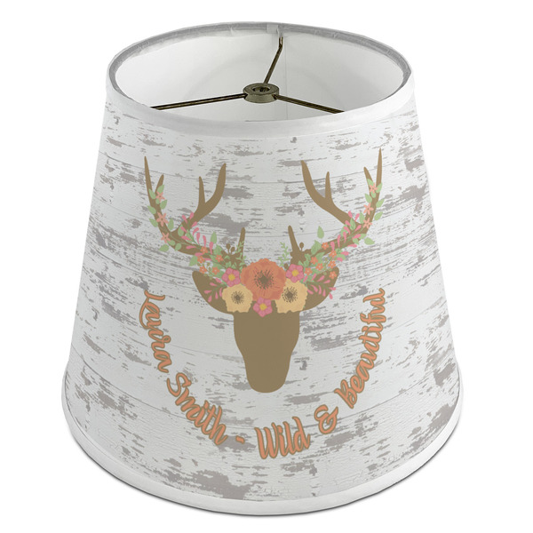 Custom Floral Antler Empire Lamp Shade (Personalized)