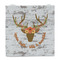 Floral Antler Party Favor Gift Bag - Matte - Front