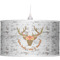 Floral Antler Pendant Lamp Shade