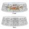 Floral Antler Plastic Pet Bowls - Large - APPROVAL