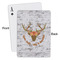 Floral Antler Playing Cards - Approval