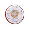 Floral Antler Printed Icing Circle - XSmall - On Cookie