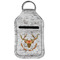 Floral Antler Sanitizer Holder Keychain - Small (Front Flat)