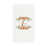 Floral Antler Guest Paper Towels - Full Color - Standard (Personalized)