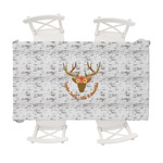 Floral Antler Tablecloth - 58"x102" (Personalized)