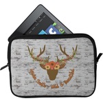 Floral Antler Tablet Case / Sleeve (Personalized)