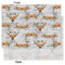 Floral Antler Tissue Paper - Heavyweight - Large - Front & Back