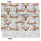 Floral Antler Tissue Paper - Heavyweight - Medium - Front & Back