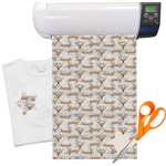 Floral Antler Heat Transfer Vinyl Sheet (12"x18")