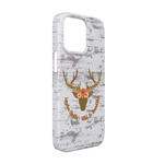 Floral Antler iPhone Case - Plastic - iPhone 13 (Personalized)