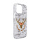 Floral Antler iPhone 13 Case - Angle