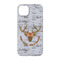 Floral Antler iPhone 14 Case - Back