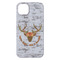 Floral Antler iPhone 14 Plus Case - Back