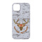 Floral Antler iPhone 14 Pro Case - Back