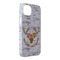 Floral Antler iPhone 14 Pro Max Case - Angle