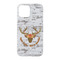 Floral Antler iPhone 15 Case - Back