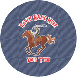 Western Ranch Multipurpose Round Labels - 1" (Personalized)