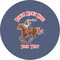 Western Ranch 1" Multipurpose Round Labels - Single Sticker