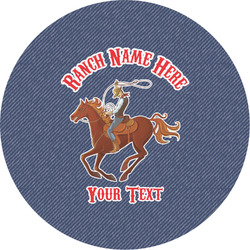 Western Ranch Multipurpose Round Labels - 2" (Personalized)