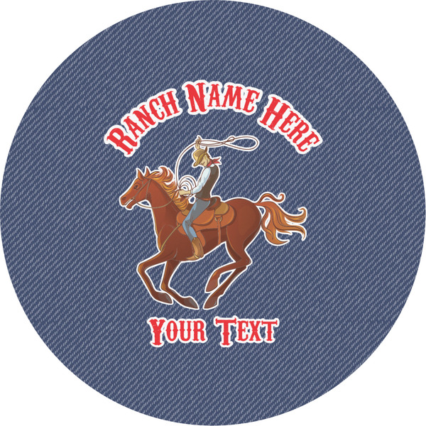 Custom Western Ranch Multipurpose Round Labels - 2" (Personalized)