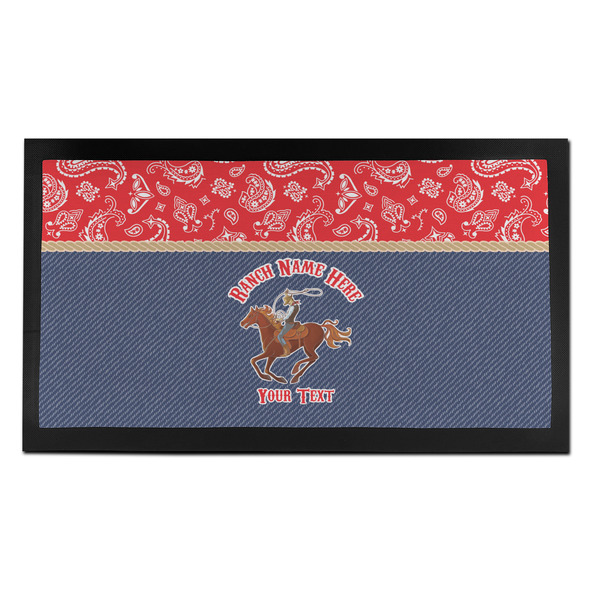 Custom Western Ranch Bar Mat - Small (Personalized)