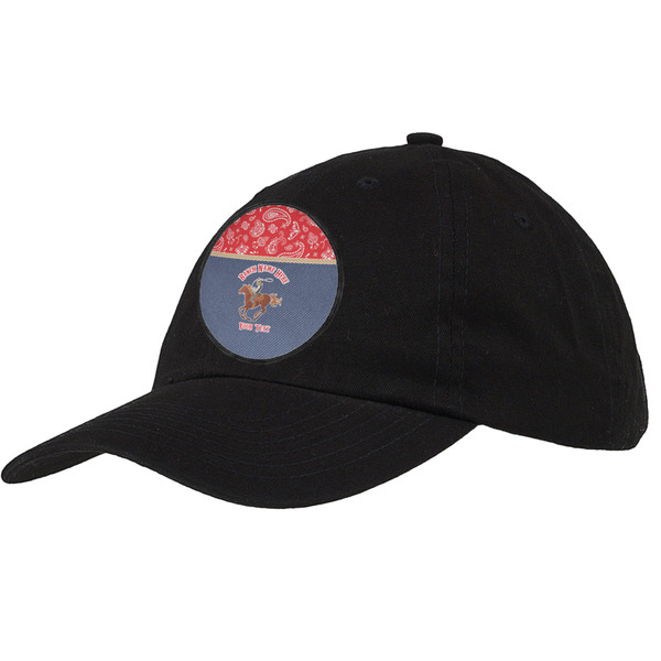 Custom Western Ranch Baseball Cap - Black (Personalized)