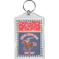 Western Ranch Bling Keychain (Personalized)