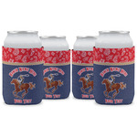 Western Ranch Can Cooler (12 oz) - Set of 4 w/ Name or Text