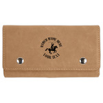 Western Ranch Cards & Dice Set - Light Brown (Personalized)