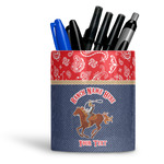 Western Ranch Ceramic Pen Holder