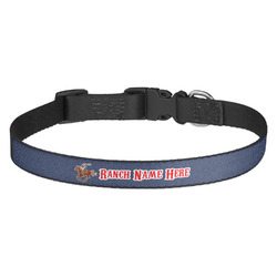 Western Ranch Dog Collar - Medium (Personalized)