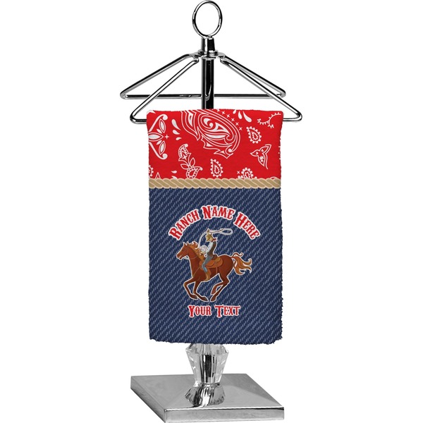 Custom Western Ranch Finger Tip Towel - Full Print (Personalized)