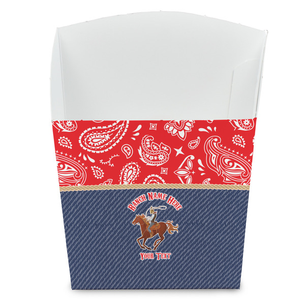 Custom Western Ranch French Fry Favor Boxes (Personalized)