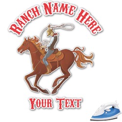 Western Ranch Graphic Iron On Transfer - Up to 15"x15" (Personalized)
