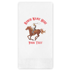 Western Ranch Guest Paper Towels - Full Color (Personalized)