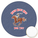 Western Ranch Printed Cookie Topper - 3.25" (Personalized)