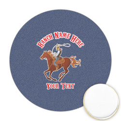 Western Ranch Printed Cookie Topper - 2.5" (Personalized)