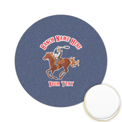 Western Ranch Printed Cookie Topper - 2.15" (Personalized)