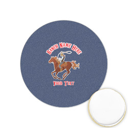 Western Ranch Printed Cookie Topper - 1.25" (Personalized)