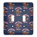 Western Ranch Light Switch Cover (2 Toggle Plate) (Personalized)