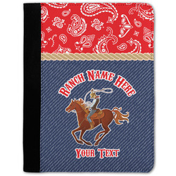 Western Ranch Notebook Padfolio - Medium w/ Name or Text